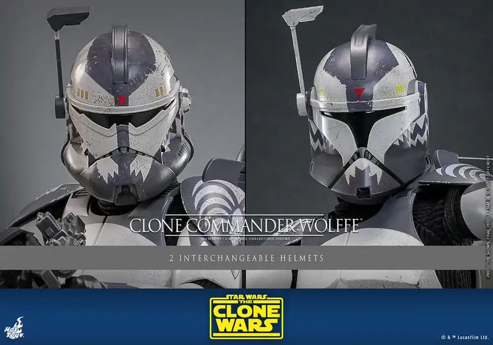 Star Wars: The Clone Wars Akčná figúrka 1/6 Clone Commander Wolffe 30 cm produktová fotografia