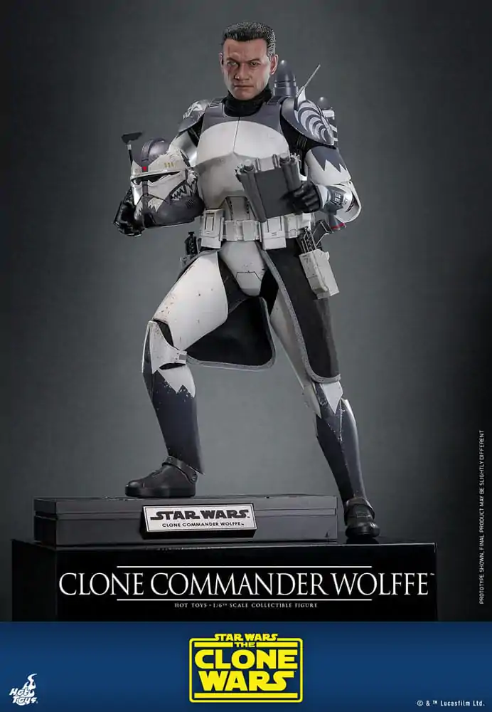 Star Wars: The Clone Wars Akčná figúrka 1/6 Clone Commander Wolffe 30 cm produktová fotografia