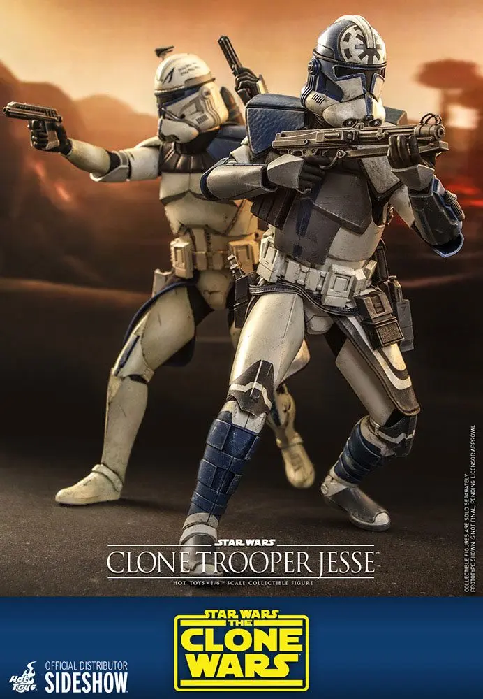 Star Wars The Clone Wars Akčná figúrka 1/6 Clone Trooper Jesse 30 cm termékfotó