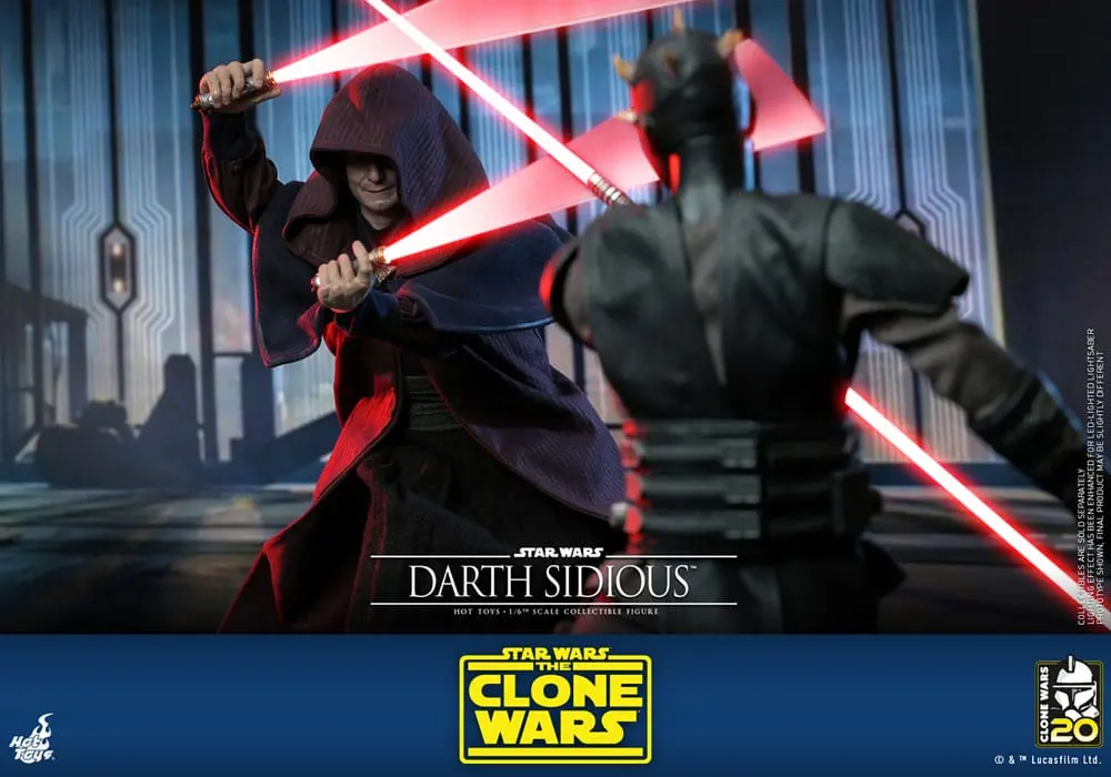 Star Wars: The Clone Wars Akčná Figúrka 1/6 Darth Sidious 29 cm produktová fotografia