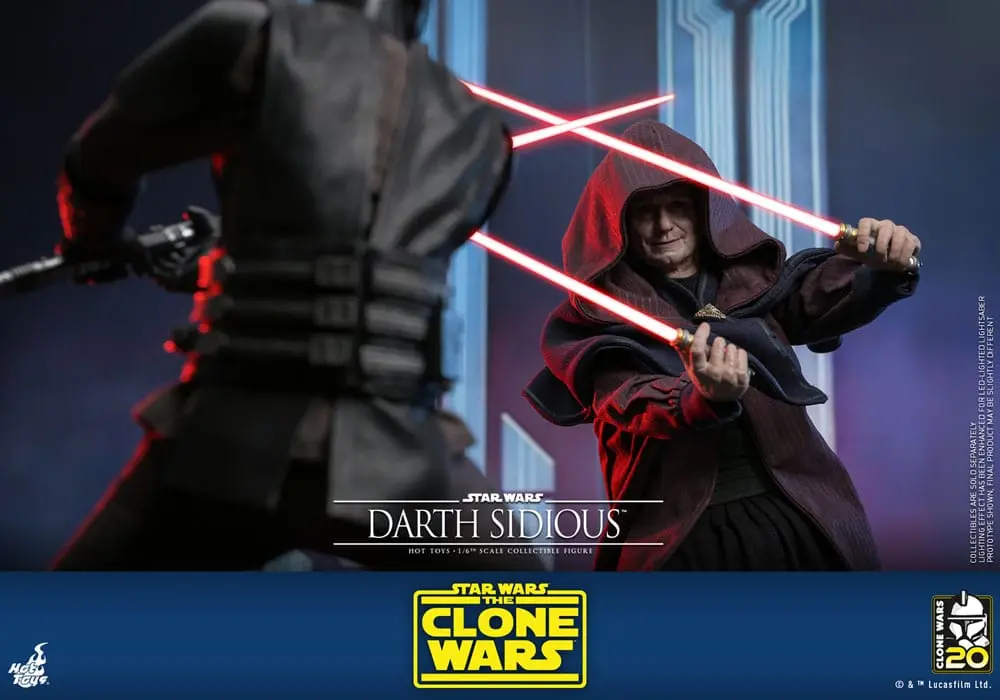 Star Wars: The Clone Wars Akčná Figúrka 1/6 Darth Sidious 29 cm produktová fotografia