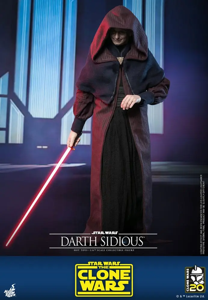 Star Wars: The Clone Wars Akčná Figúrka 1/6 Darth Sidious 29 cm produktová fotografia