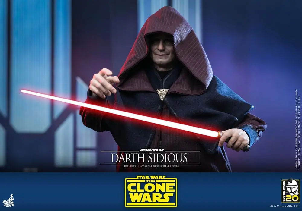 Star Wars: The Clone Wars Akčná Figúrka 1/6 Darth Sidious 29 cm produktová fotografia