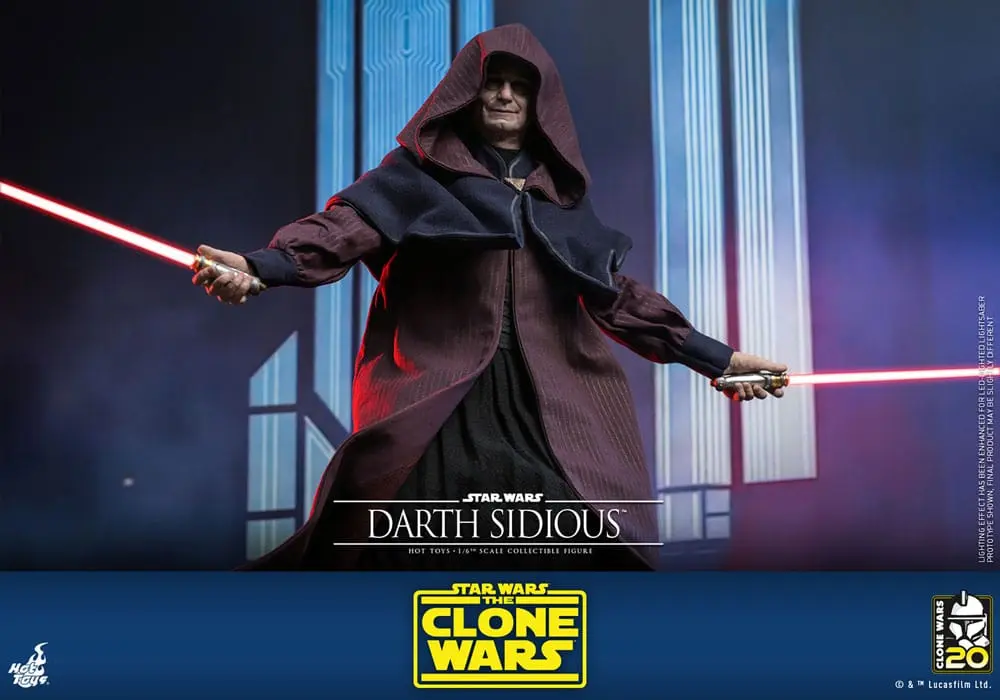 Star Wars: The Clone Wars Akčná Figúrka 1/6 Darth Sidious 29 cm produktová fotografia