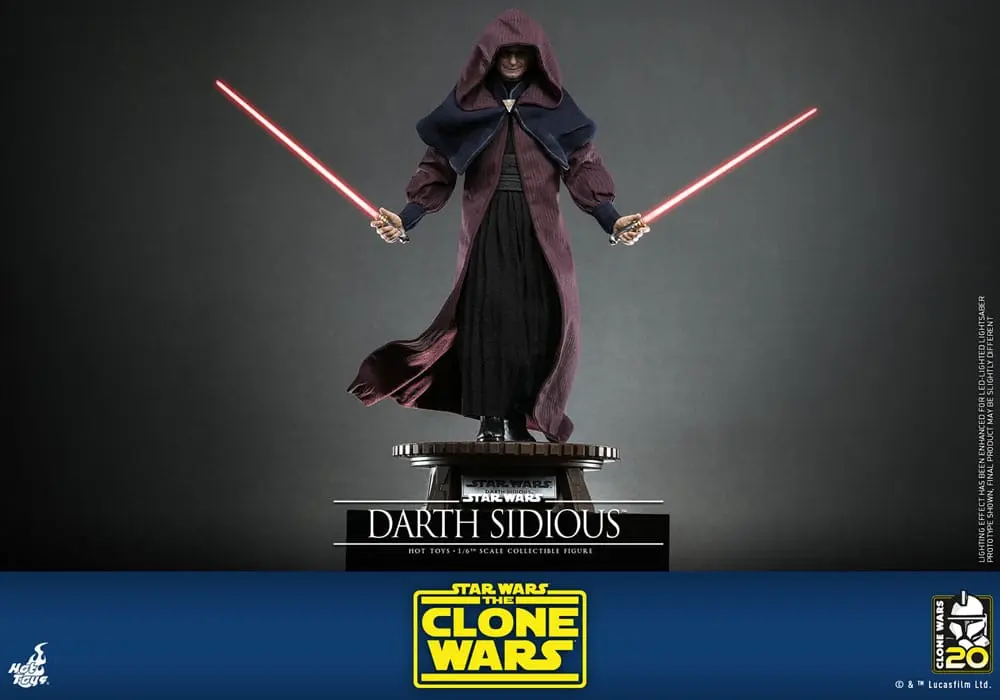 Star Wars: The Clone Wars Akčná Figúrka 1/6 Darth Sidious 29 cm produktová fotografia
