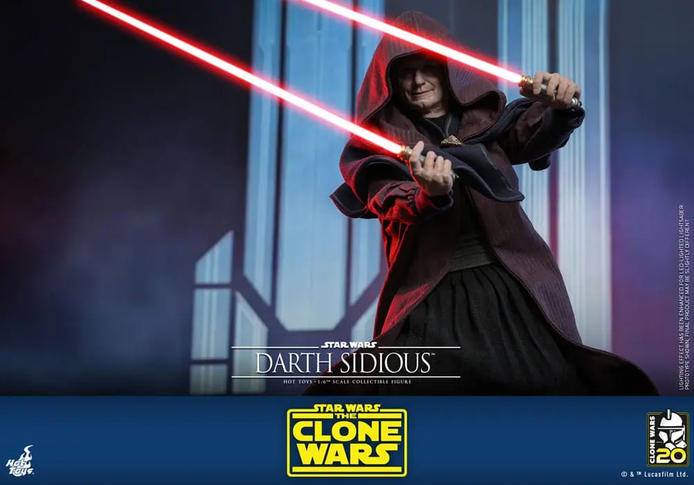 Star Wars: The Clone Wars Akčná Figúrka 1/6 Darth Sidious 29 cm produktová fotografia