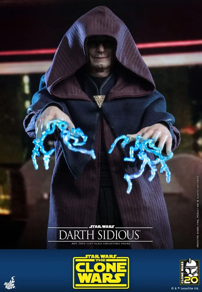 Star Wars: The Clone Wars Akčná Figúrka 1/6 Darth Sidious 29 cm produktová fotografia