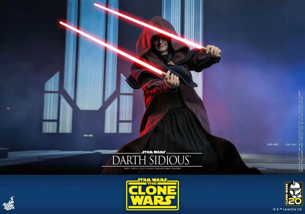 Star Wars: The Clone Wars Akčná Figúrka 1/6 Darth Sidious 29 cm produktová fotografia