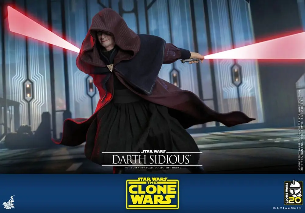 Star Wars: The Clone Wars Akčná Figúrka 1/6 Darth Sidious 29 cm produktová fotografia