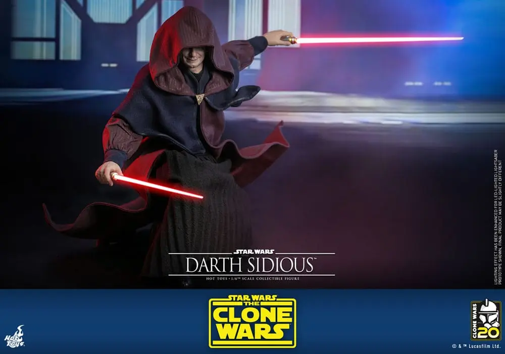 Star Wars: The Clone Wars Akčná Figúrka 1/6 Darth Sidious 29 cm produktová fotografia