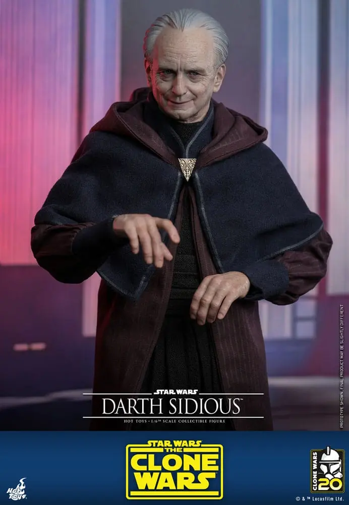 Star Wars: The Clone Wars Akčná Figúrka 1/6 Darth Sidious 29 cm produktová fotografia