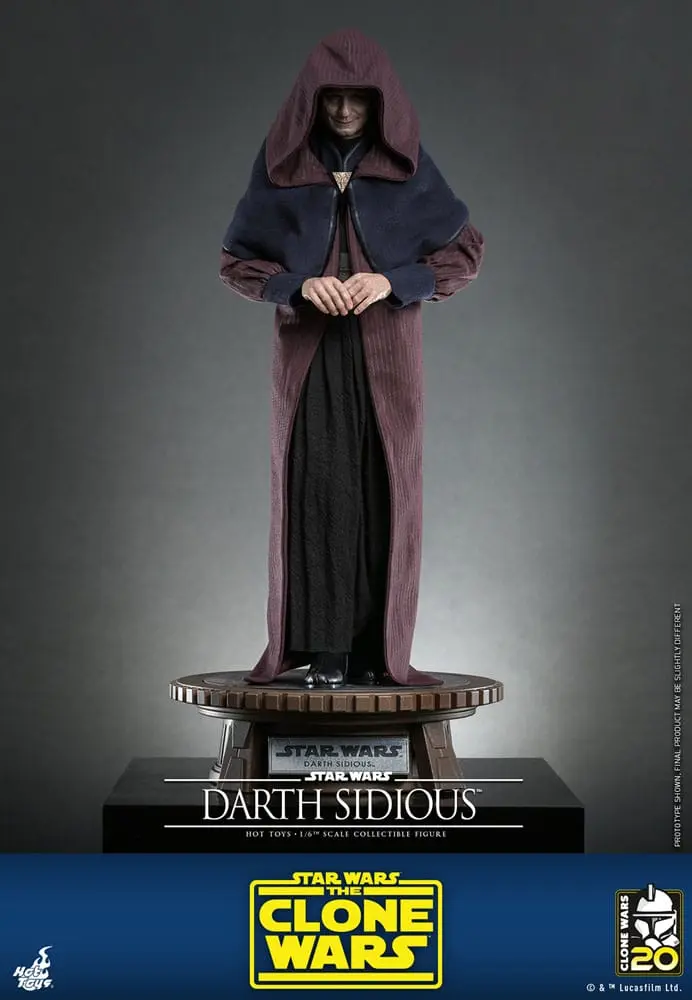 Star Wars: The Clone Wars Akčná Figúrka 1/6 Darth Sidious 29 cm produktová fotografia