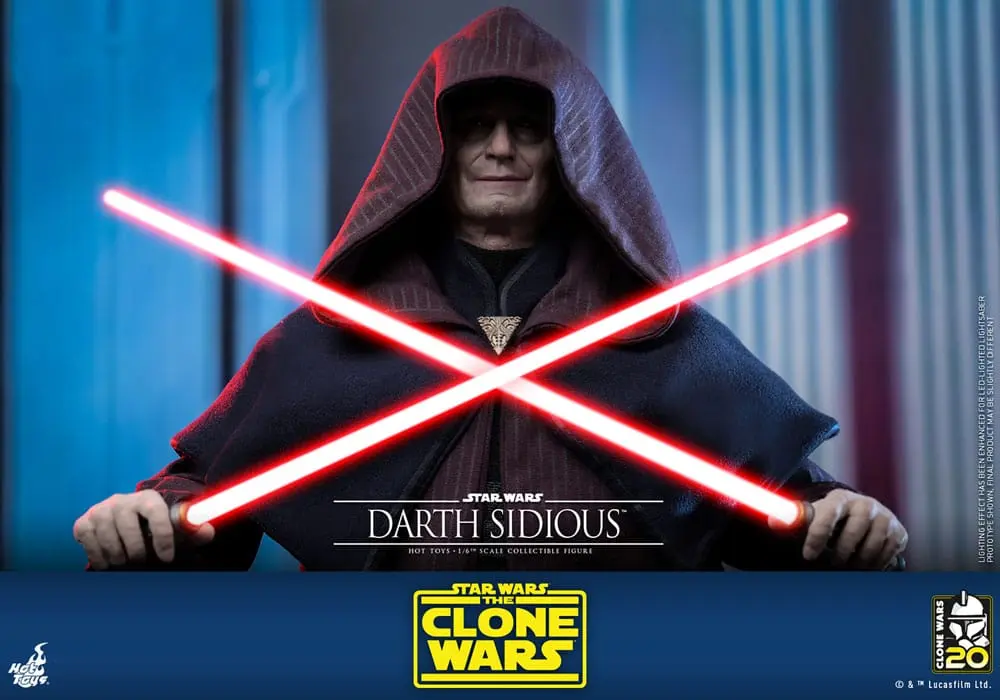 Star Wars: The Clone Wars Akčná Figúrka 1/6 Darth Sidious 29 cm produktová fotografia
