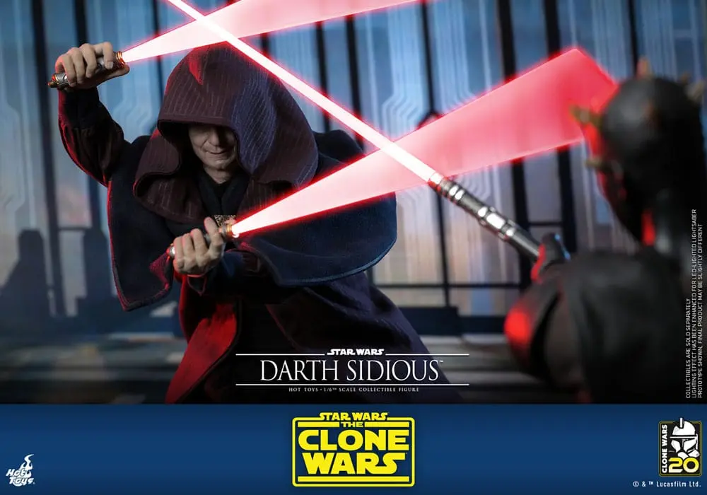 Star Wars: The Clone Wars Akčná Figúrka 1/6 Darth Sidious 29 cm produktová fotografia