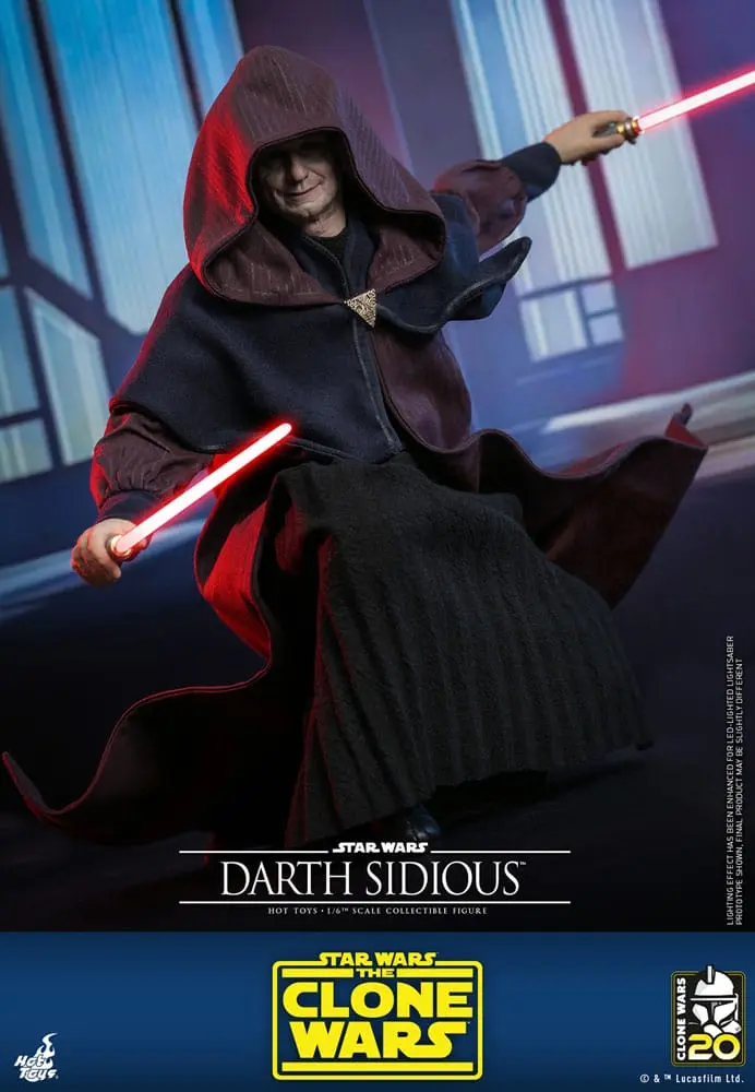 Star Wars: The Clone Wars Akčná Figúrka 1/6 Darth Sidious 29 cm produktová fotografia