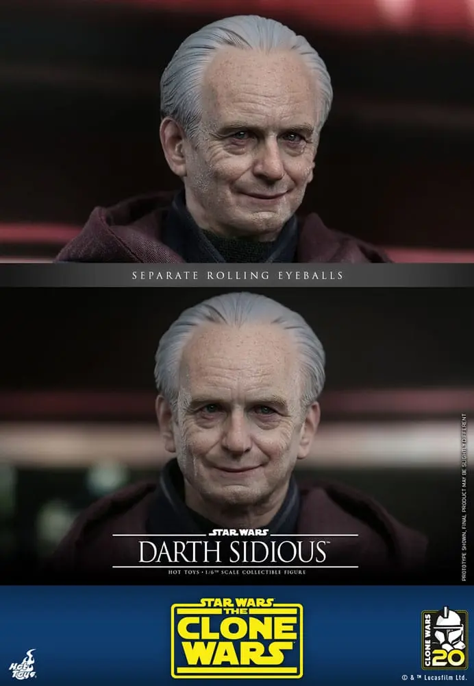 Star Wars: The Clone Wars Akčná Figúrka 1/6 Darth Sidious 29 cm produktová fotografia
