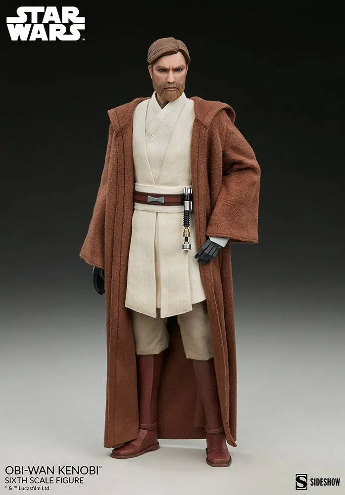 Star Wars The Clone Wars Akčná figúrka 1/6 Obi-Wan Kenobi 30 cm termékfotó