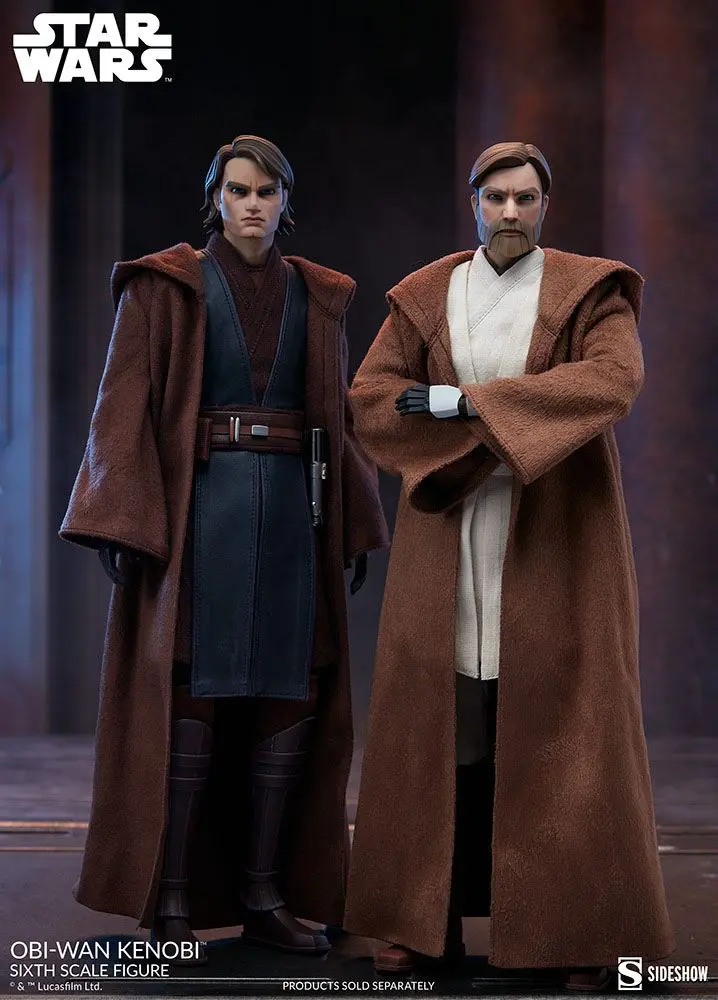 Star Wars The Clone Wars Akčná figúrka 1/6 Obi-Wan Kenobi 30 cm termékfotó