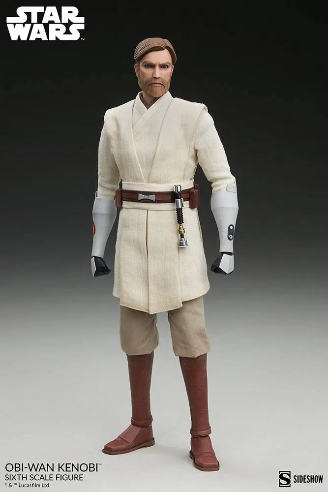 Star Wars The Clone Wars Akčná figúrka 1/6 Obi-Wan Kenobi 30 cm termékfotó