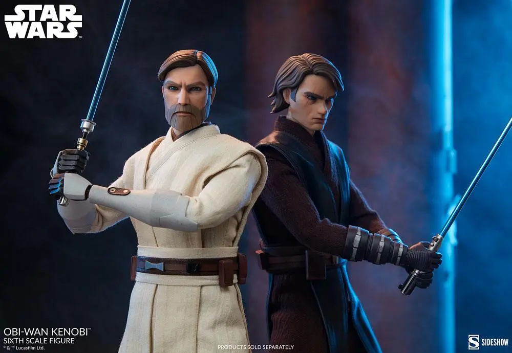 Star Wars The Clone Wars Akčná figúrka 1/6 Obi-Wan Kenobi 30 cm termékfotó