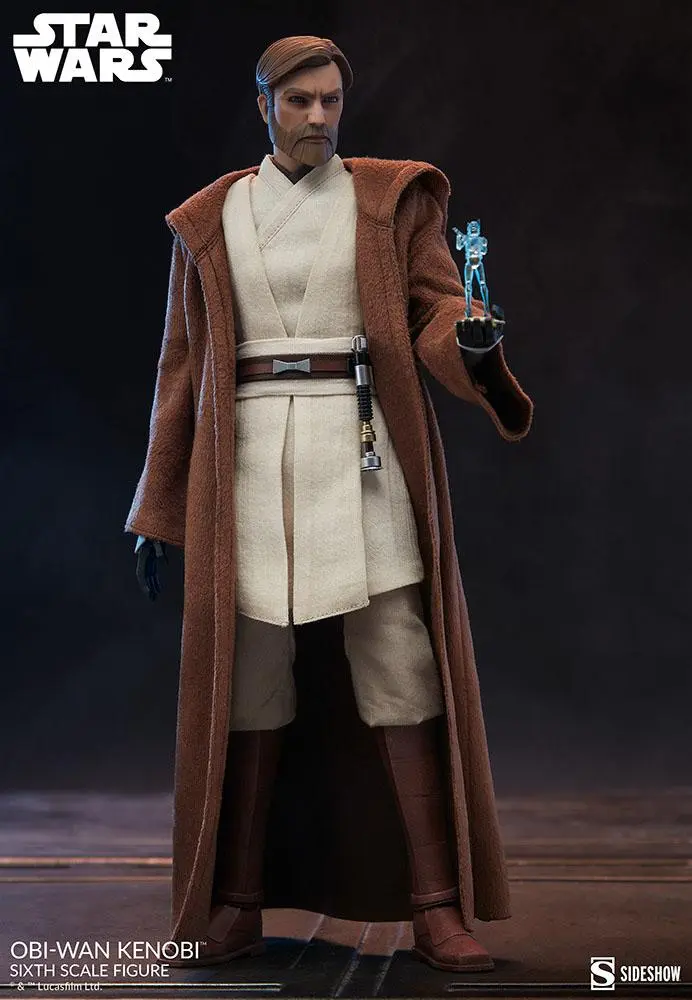 Star Wars The Clone Wars Akčná figúrka 1/6 Obi-Wan Kenobi 30 cm termékfotó