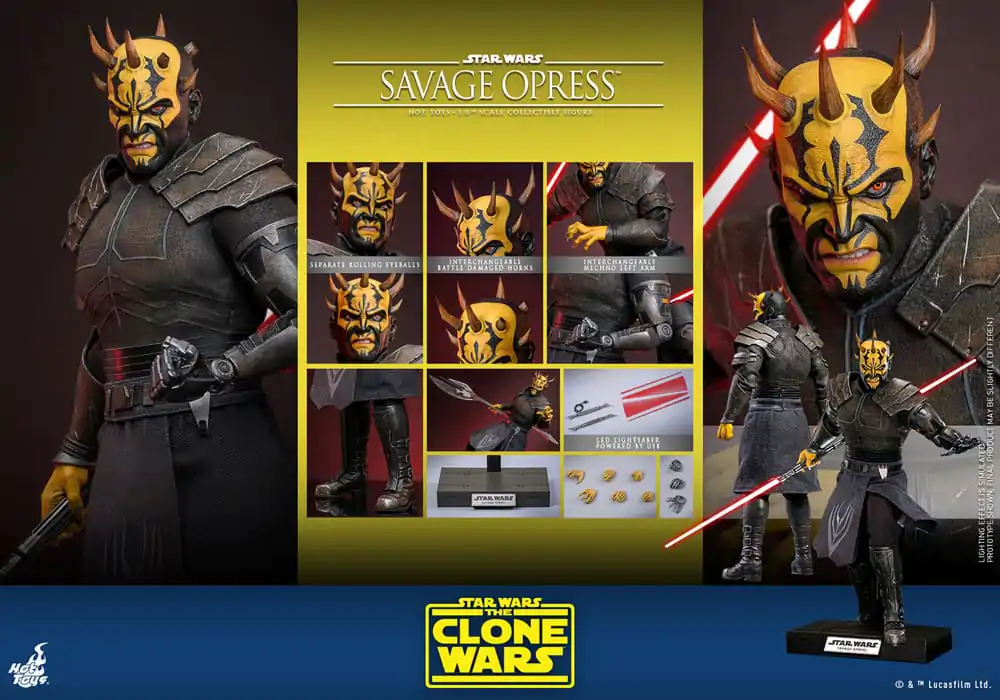 Star Wars: The Clone Wars Akčná figúrka 1/6 Savage Opress 34 cm termékfotó