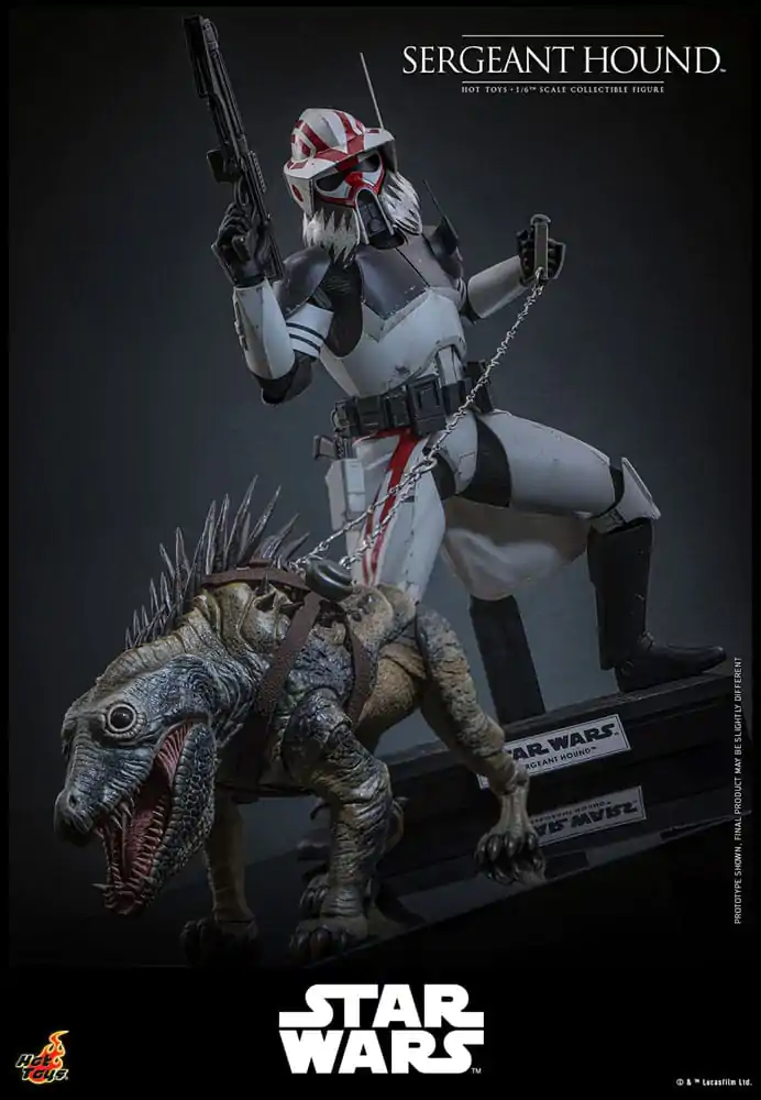 Star Wars: The Clone Wars akčná figúrka 1/6 Sergeant Hound 30 cm produktová fotografia