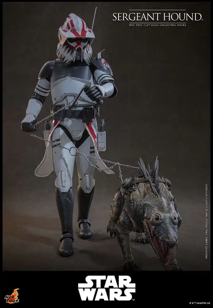Star Wars: The Clone Wars akčná figúrka 1/6 Sergeant Hound 30 cm produktová fotografia