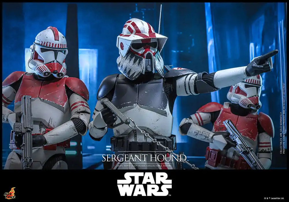 Star Wars: The Clone Wars akčná figúrka 1/6 Sergeant Hound 30 cm produktová fotografia