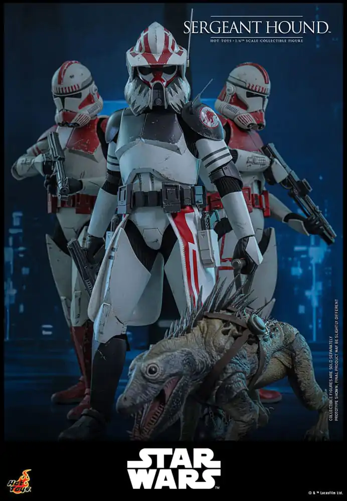 Star Wars: The Clone Wars akčná figúrka 1/6 Sergeant Hound 30 cm produktová fotografia