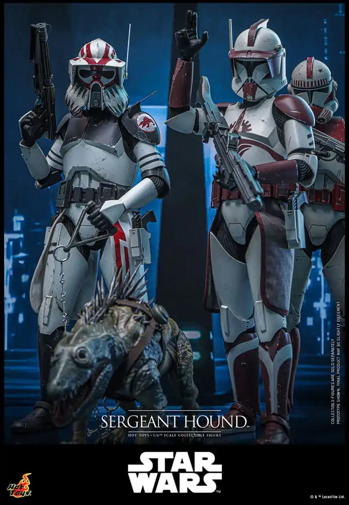 Star Wars: The Clone Wars akčná figúrka 1/6 Sergeant Hound 30 cm produktová fotografia
