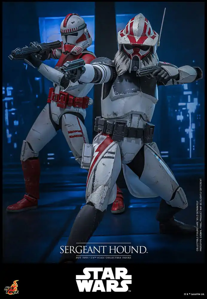 Star Wars: The Clone Wars akčná figúrka 1/6 Sergeant Hound 30 cm produktová fotografia