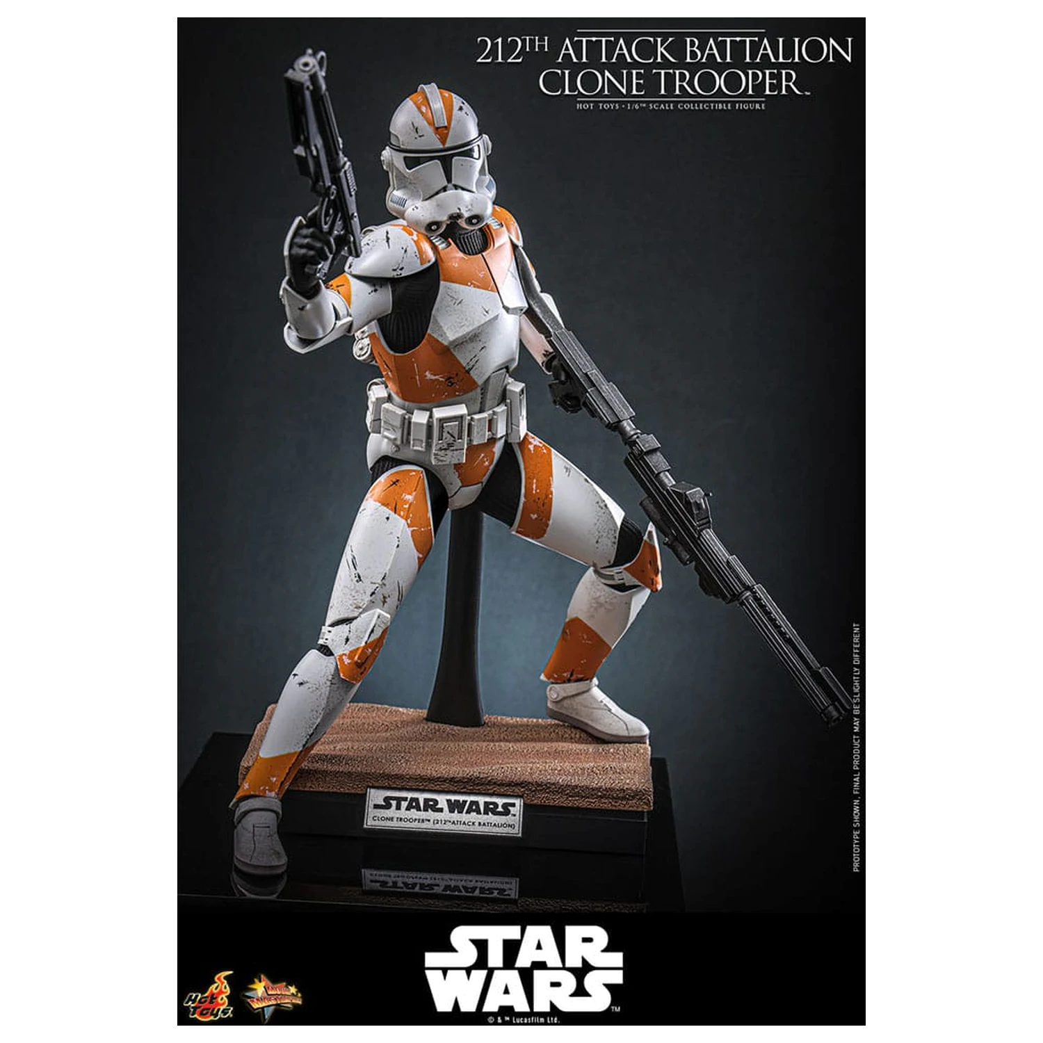 Star Wars: The Clone Wars akčná figúrka 1/6 212th Attack Battalion Clone Trooper 30 cm produktová fotografia