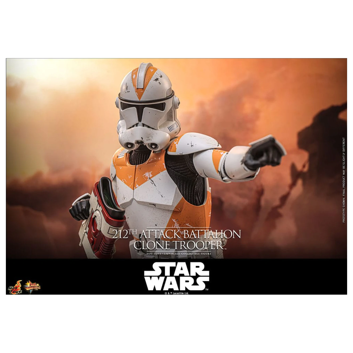 Star Wars: The Clone Wars akčná figúrka 1/6 212th Attack Battalion Clone Trooper 30 cm produktová fotografia