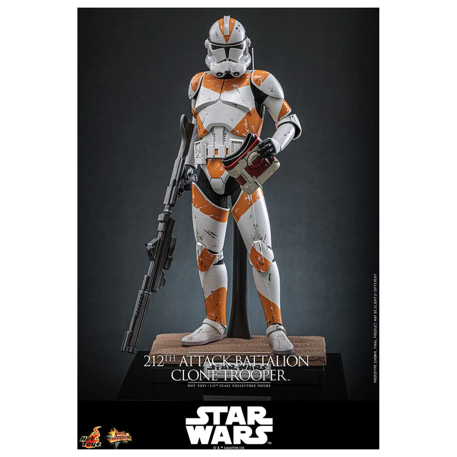 Star Wars: The Clone Wars akčná figúrka 1/6 212th Attack Battalion Clone Trooper Deluxe Version 30 cm produktová fotografia