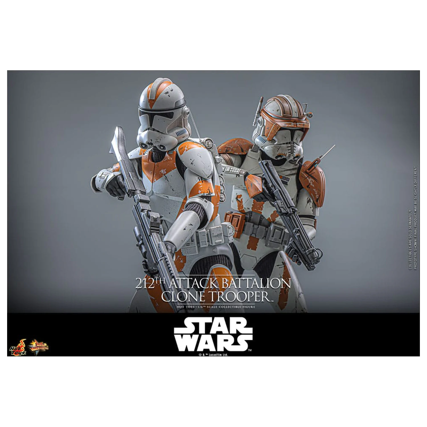 Star Wars: The Clone Wars akčná figúrka 1/6 212th Attack Battalion Clone Trooper Deluxe Version 30 cm produktová fotografia