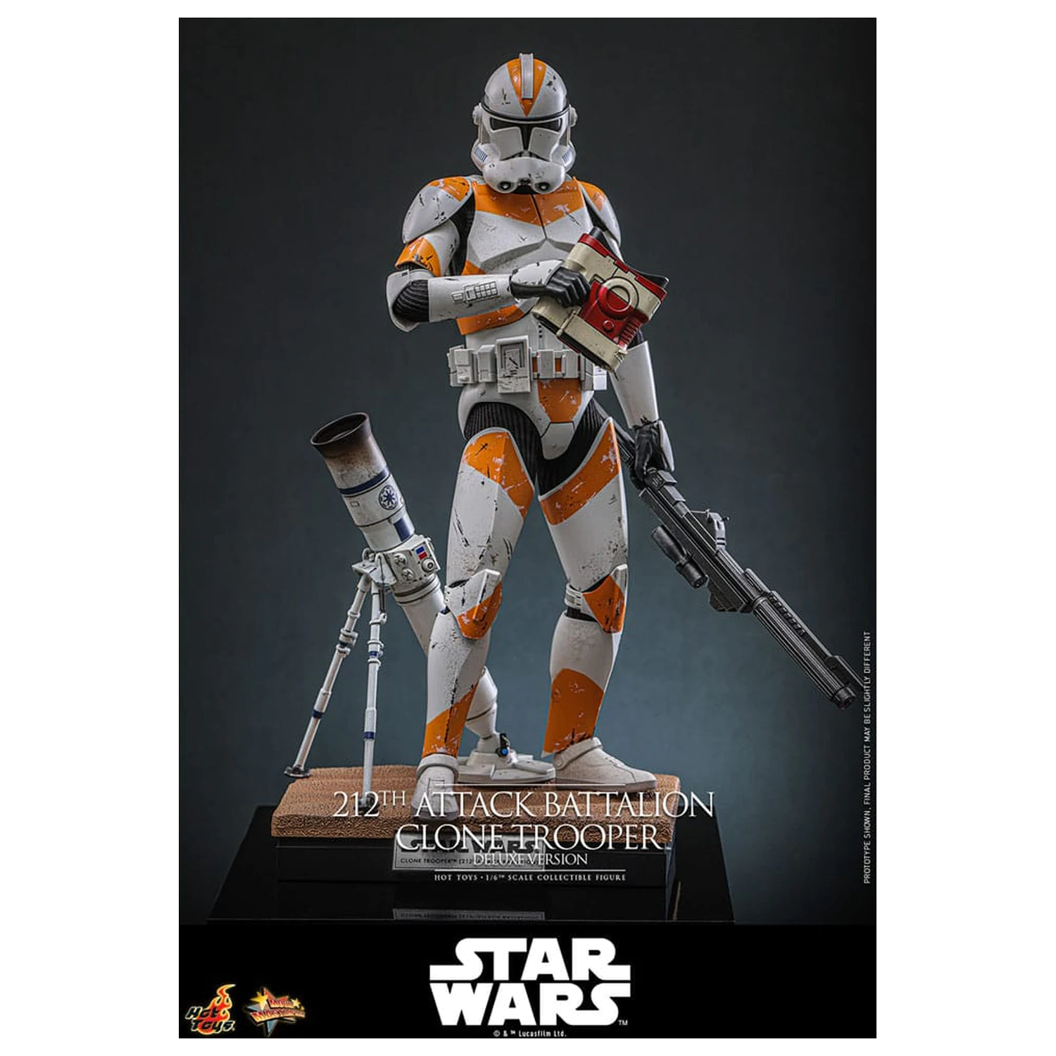 Star Wars: The Clone Wars akčná figúrka 1/6 212th Attack Battalion Clone Trooper Deluxe Version 30 cm produktová fotografia