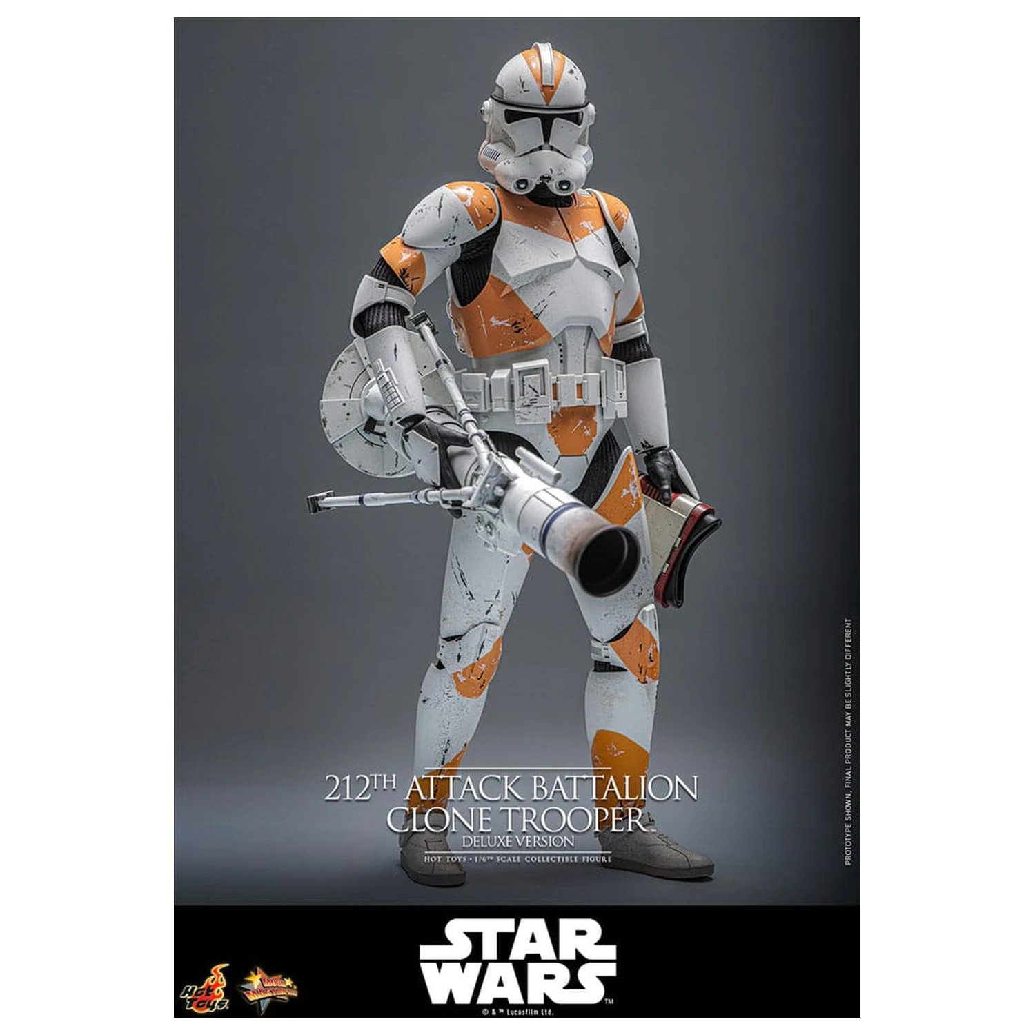Star Wars: The Clone Wars akčná figúrka 1/6 212th Attack Battalion Clone Trooper Deluxe Version 30 cm produktová fotografia