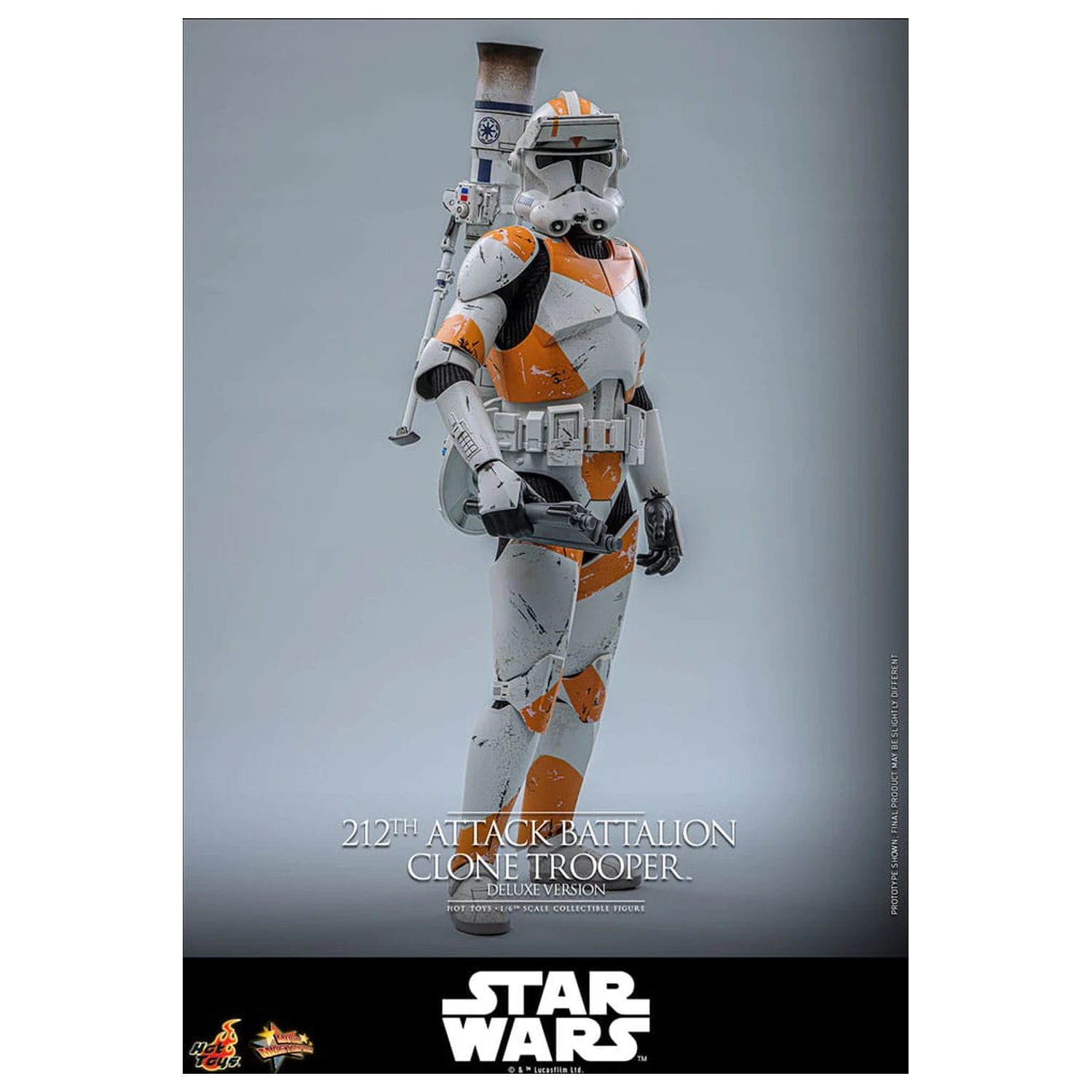 Star Wars: The Clone Wars akčná figúrka 1/6 212th Attack Battalion Clone Trooper Deluxe Version 30 cm produktová fotografia