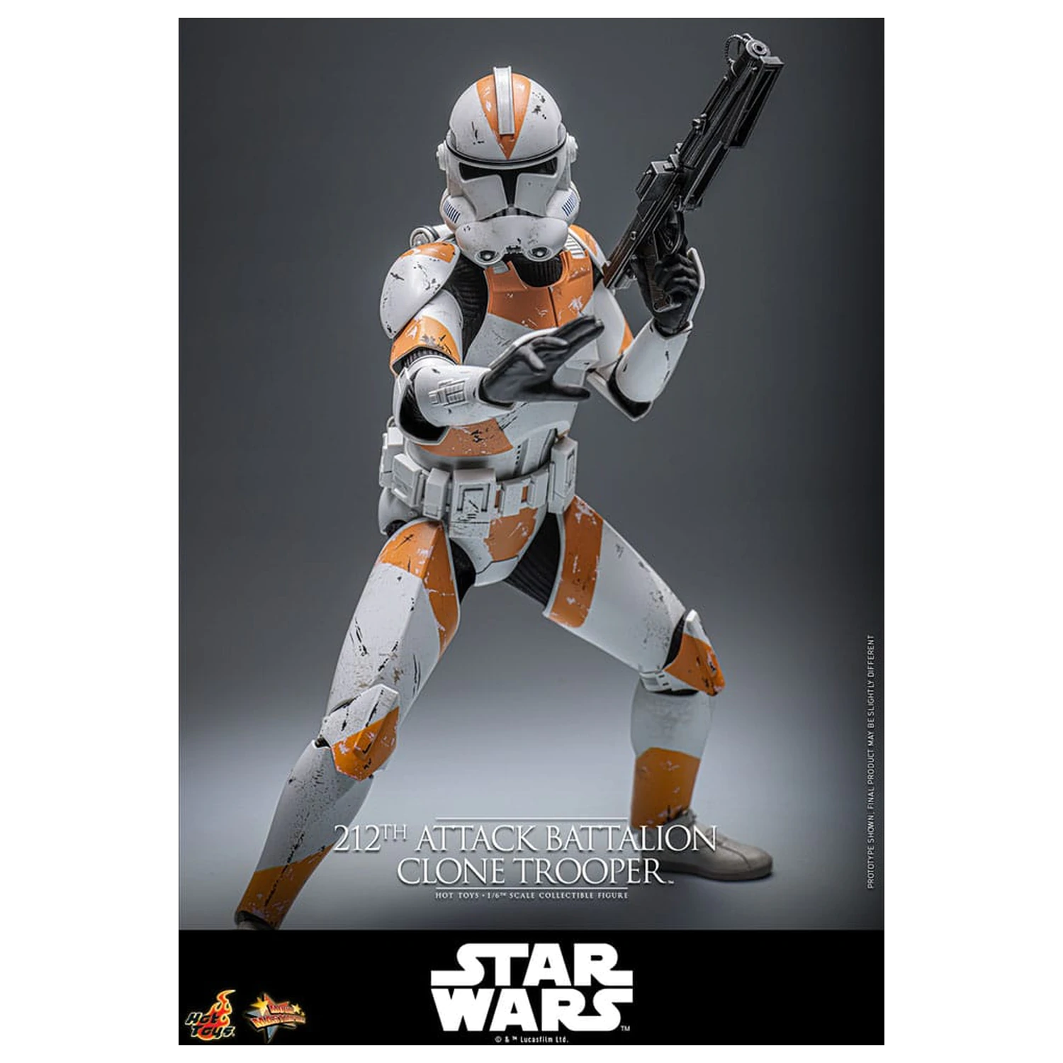 Star Wars: The Clone Wars akčná figúrka 1/6 212th Attack Battalion Clone Trooper Deluxe Version 30 cm produktová fotografia
