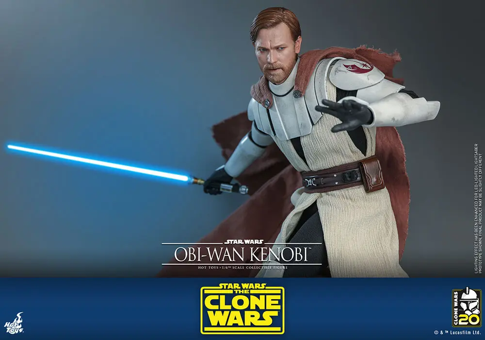 Star Wars The Clone Wars Akčná figúrka 1/6 Obi-Wan Kenobi 30 cm produktová fotografia