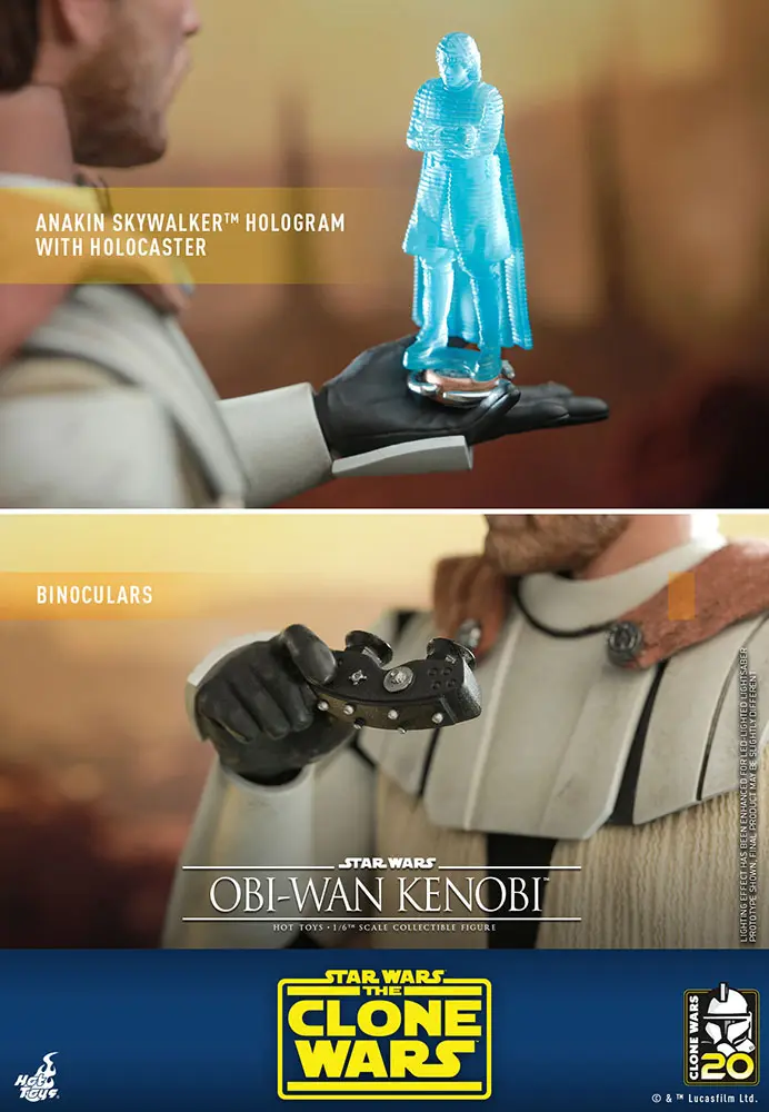Star Wars The Clone Wars Akčná figúrka 1/6 Obi-Wan Kenobi 30 cm produktová fotografia