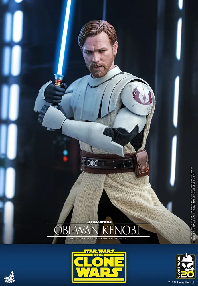 Star Wars The Clone Wars Akčná figúrka 1/6 Obi-Wan Kenobi 30 cm produktová fotografia