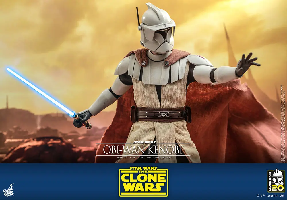 Star Wars The Clone Wars Akčná figúrka 1/6 Obi-Wan Kenobi 30 cm produktová fotografia