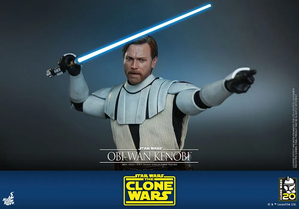 Star Wars The Clone Wars Akčná figúrka 1/6 Obi-Wan Kenobi 30 cm produktová fotografia