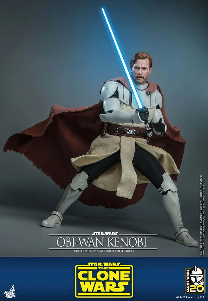 Star Wars The Clone Wars Akčná figúrka 1/6 Obi-Wan Kenobi 30 cm produktová fotografia