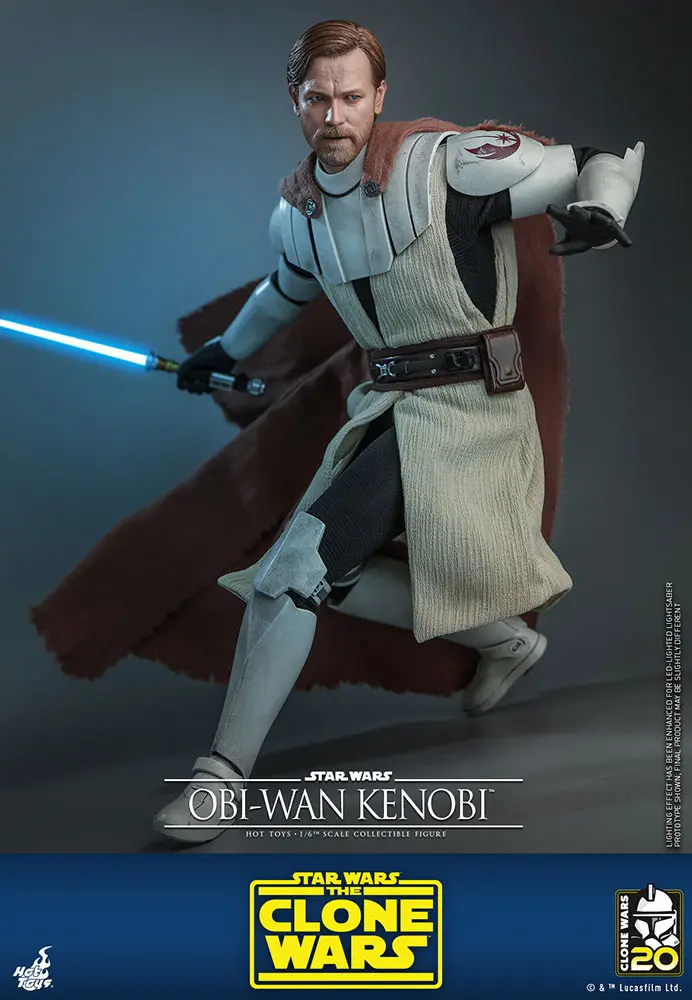 Star Wars The Clone Wars Akčná figúrka 1/6 Obi-Wan Kenobi 30 cm produktová fotografia