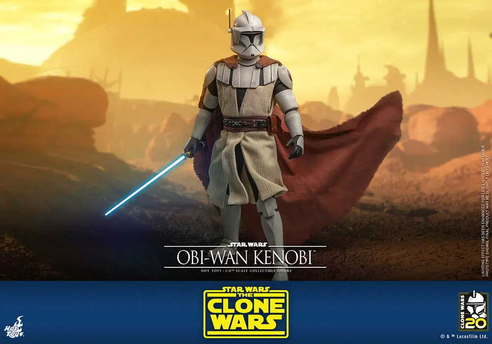 Star Wars The Clone Wars Akčná figúrka 1/6 Obi-Wan Kenobi 30 cm produktová fotografia