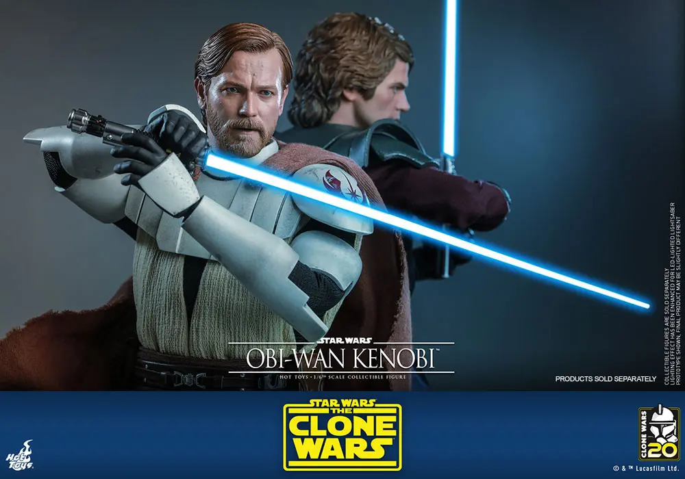 Star Wars The Clone Wars Akčná figúrka 1/6 Obi-Wan Kenobi 30 cm produktová fotografia