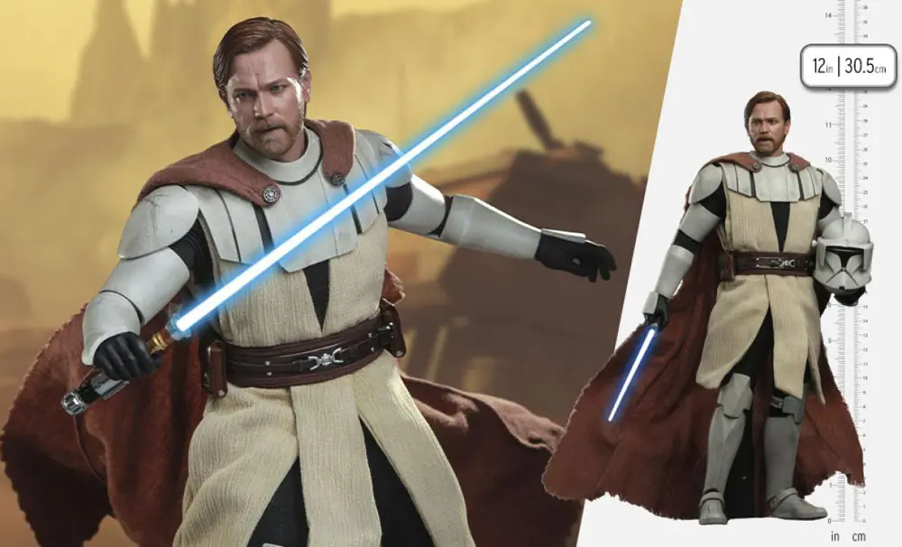 Star Wars The Clone Wars Akčná figúrka 1/6 Obi-Wan Kenobi 30 cm produktová fotografia